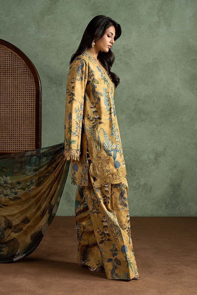 3 Piece Embroidered Cambric Suit thumbnail
