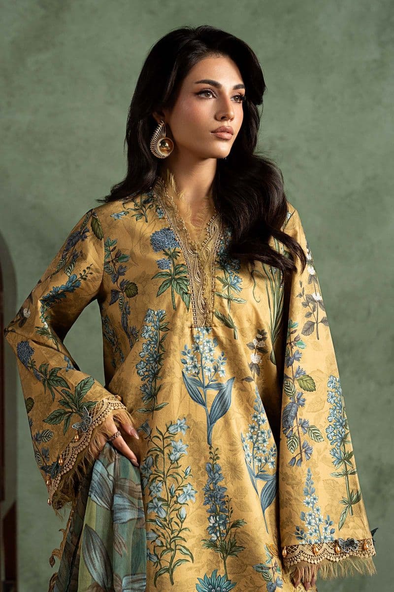 3 Piece Embroidered Cambric Suit thumbnail