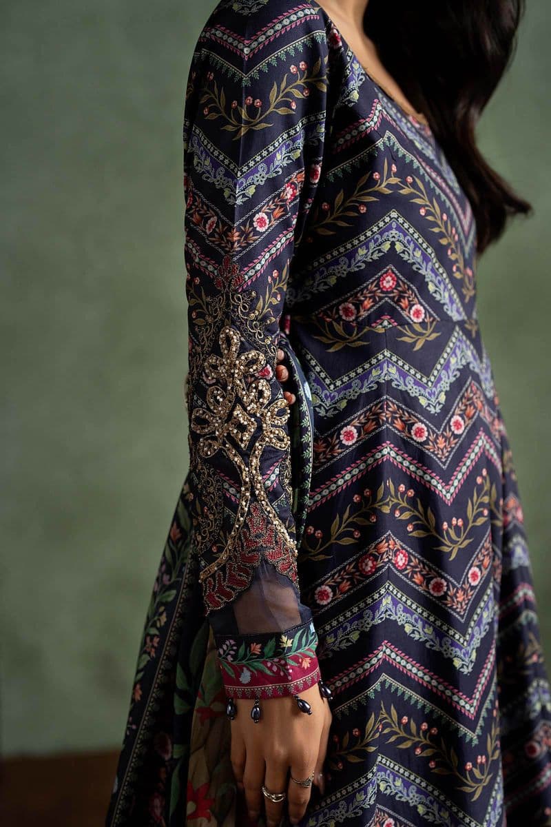 3 Piece Embroidered Cambric Suit thumbnail