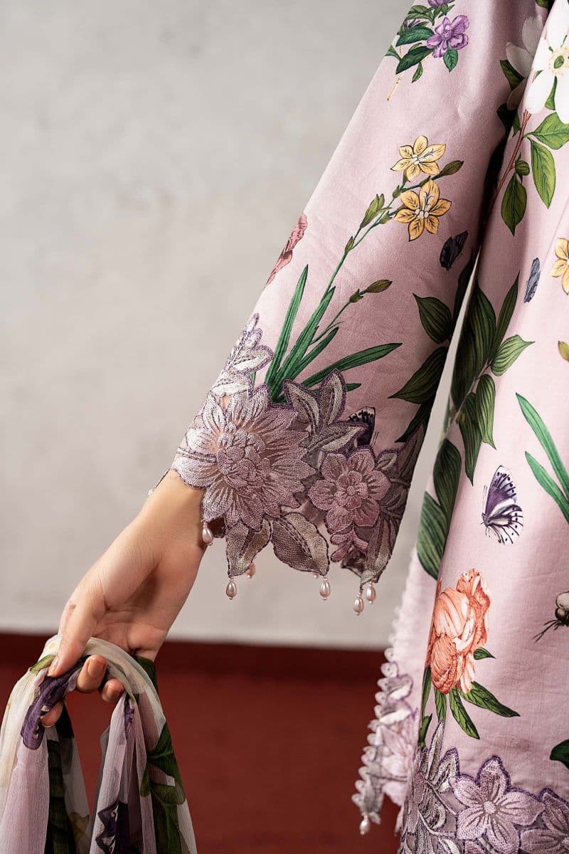 3 Piece Embroidered Cambric Suit