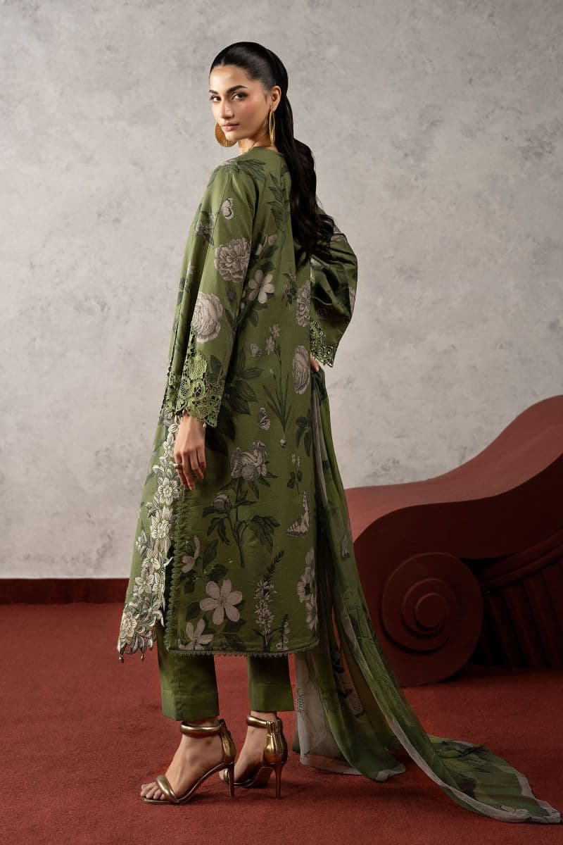 3 Piece Embroidered Cambric Suit thumbnail