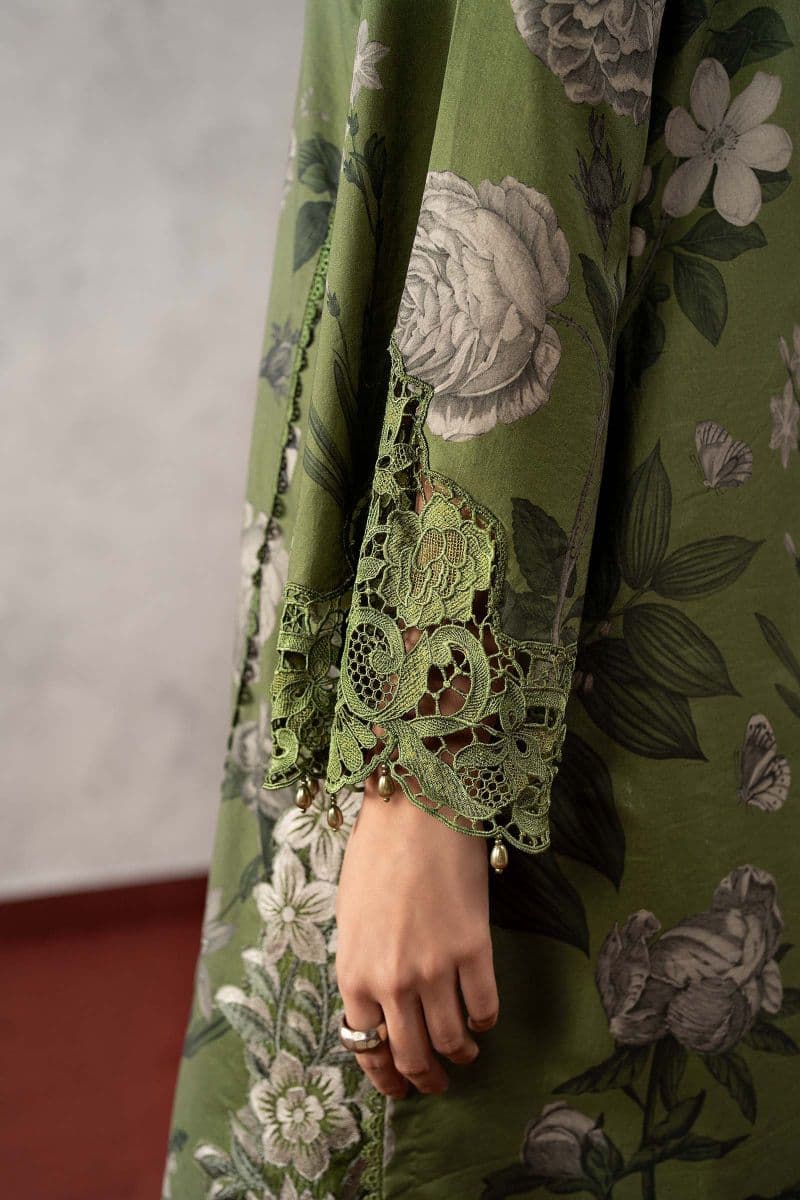 3 Piece Embroidered Cambric Suit thumbnail