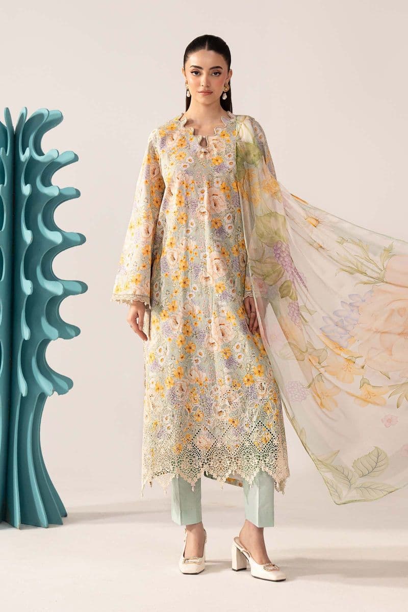 3 Piece Embroidered Lawn Suit thumbnail