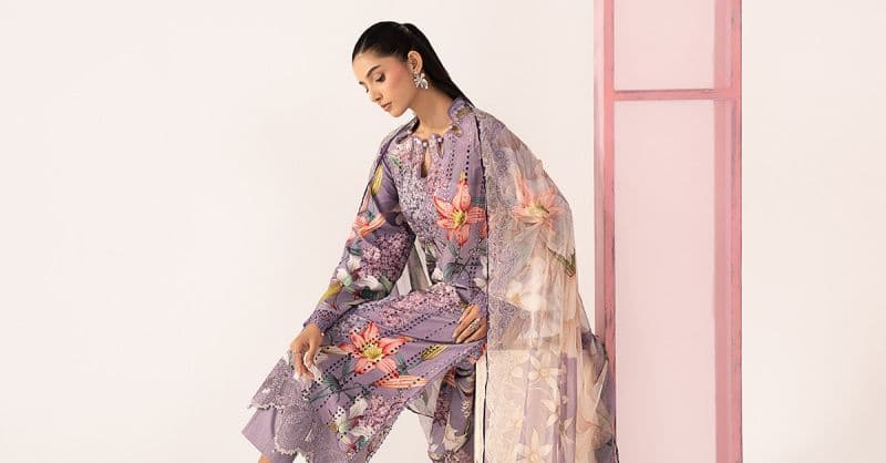 3 Piece Embroidered Lawn Suit