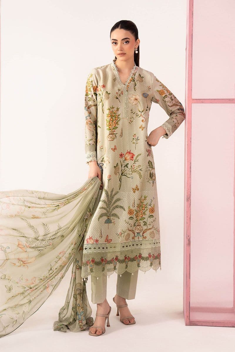 3 Piece Embroidered Lawn Suit thumbnail