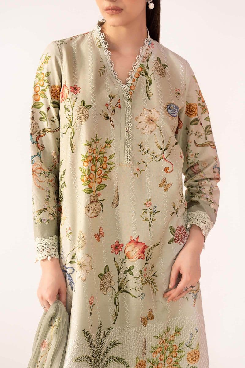 3 Piece Embroidered Lawn Suit thumbnail