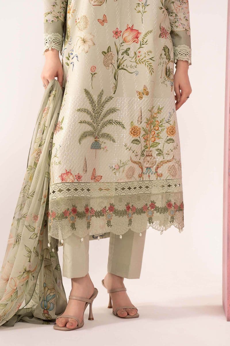 3 Piece Embroidered Lawn Suit thumbnail