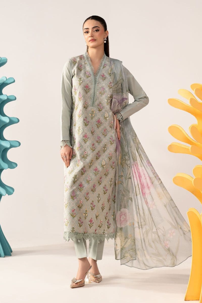 3 Piece Embroidered Lawn Suit thumbnail