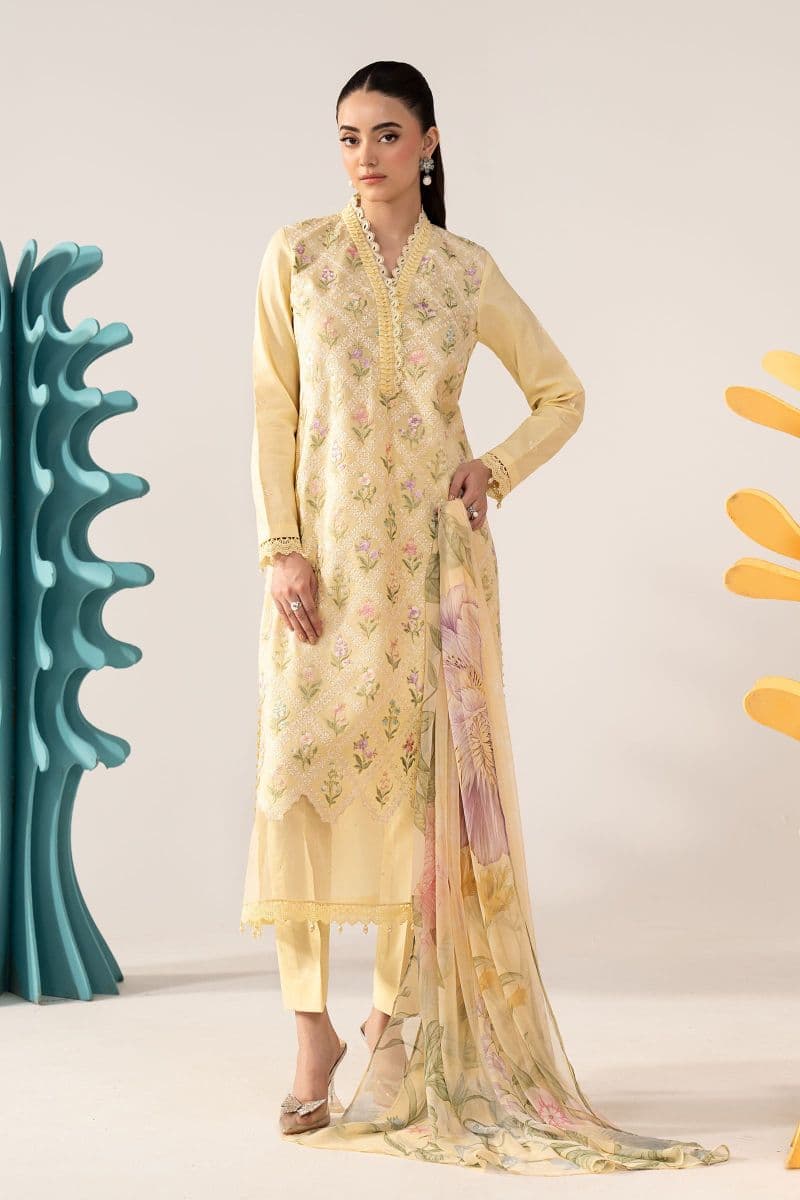 3 Piece Embroidered Lawn Suit thumbnail