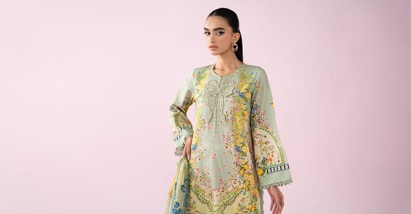 3 Piece Embroidered Lawn Suit thumbnail
