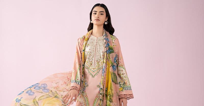 3 Piece Embroidered Lawn Suit thumbnail