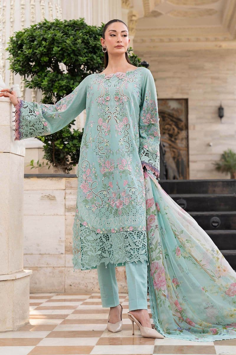 3 Piece Embroidered Lawn Suit