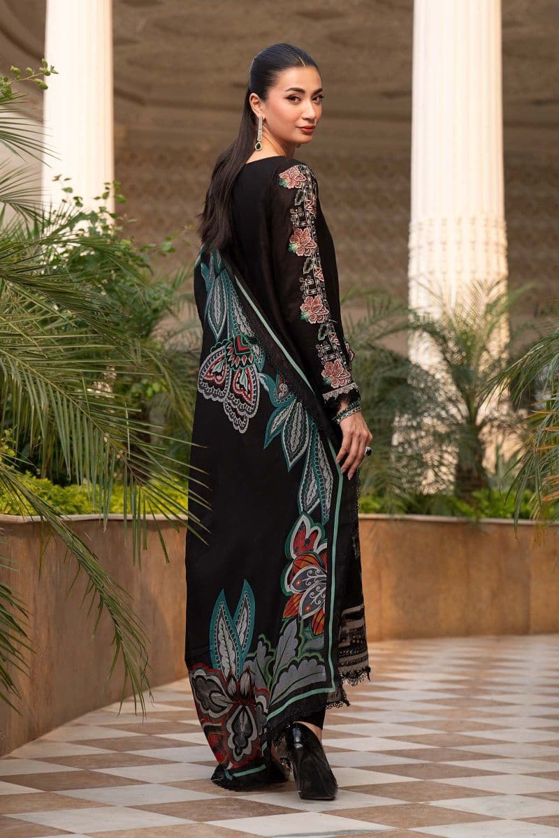 3 Piece Embroidered Jacquard Lawn Suit thumbnail