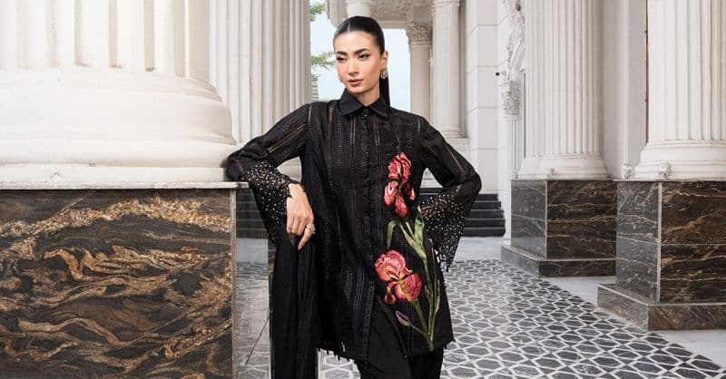 3 Piece Embroidered Lawn Suit