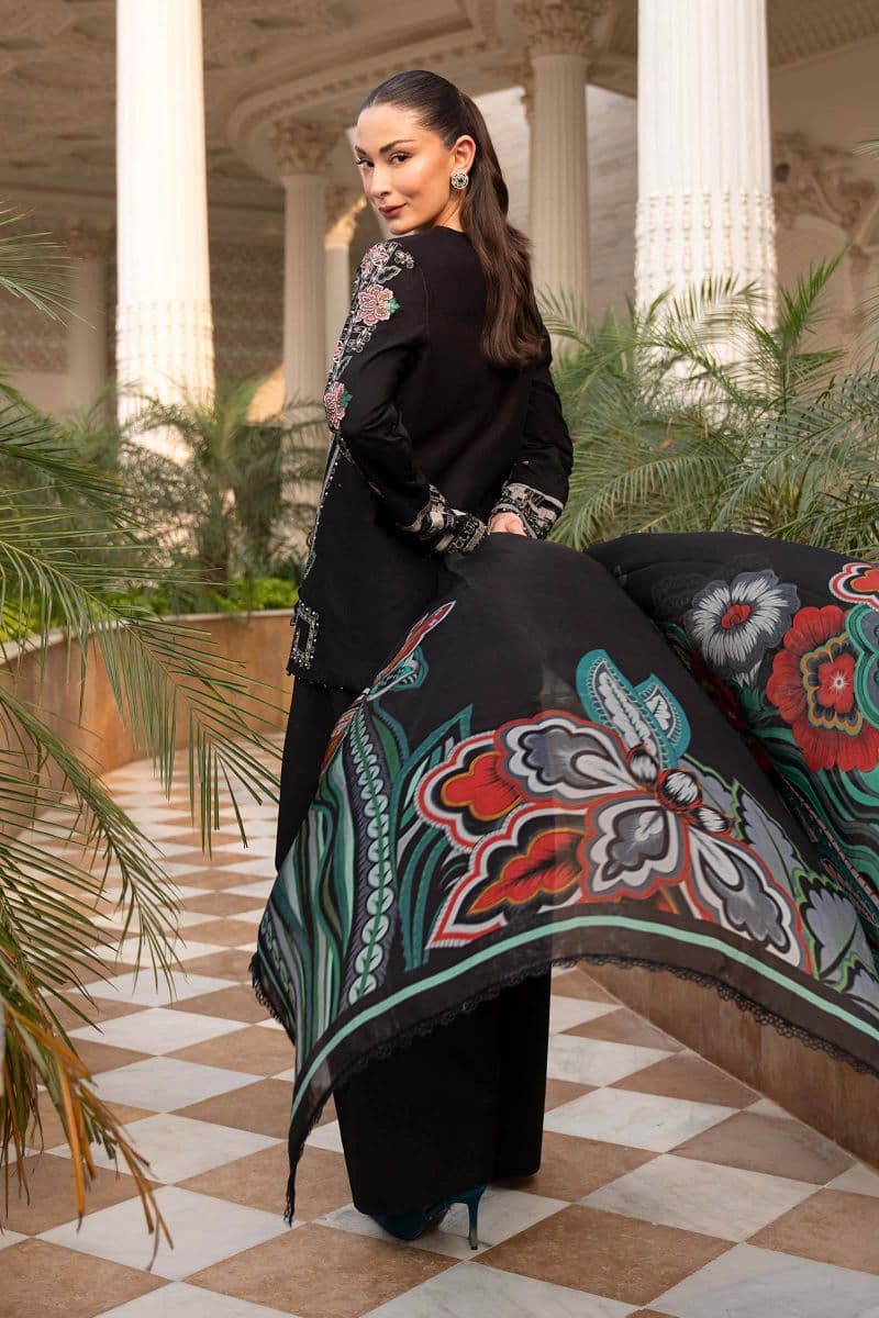 3 Piece Embroidered Jacquard Lawn Suit thumbnail