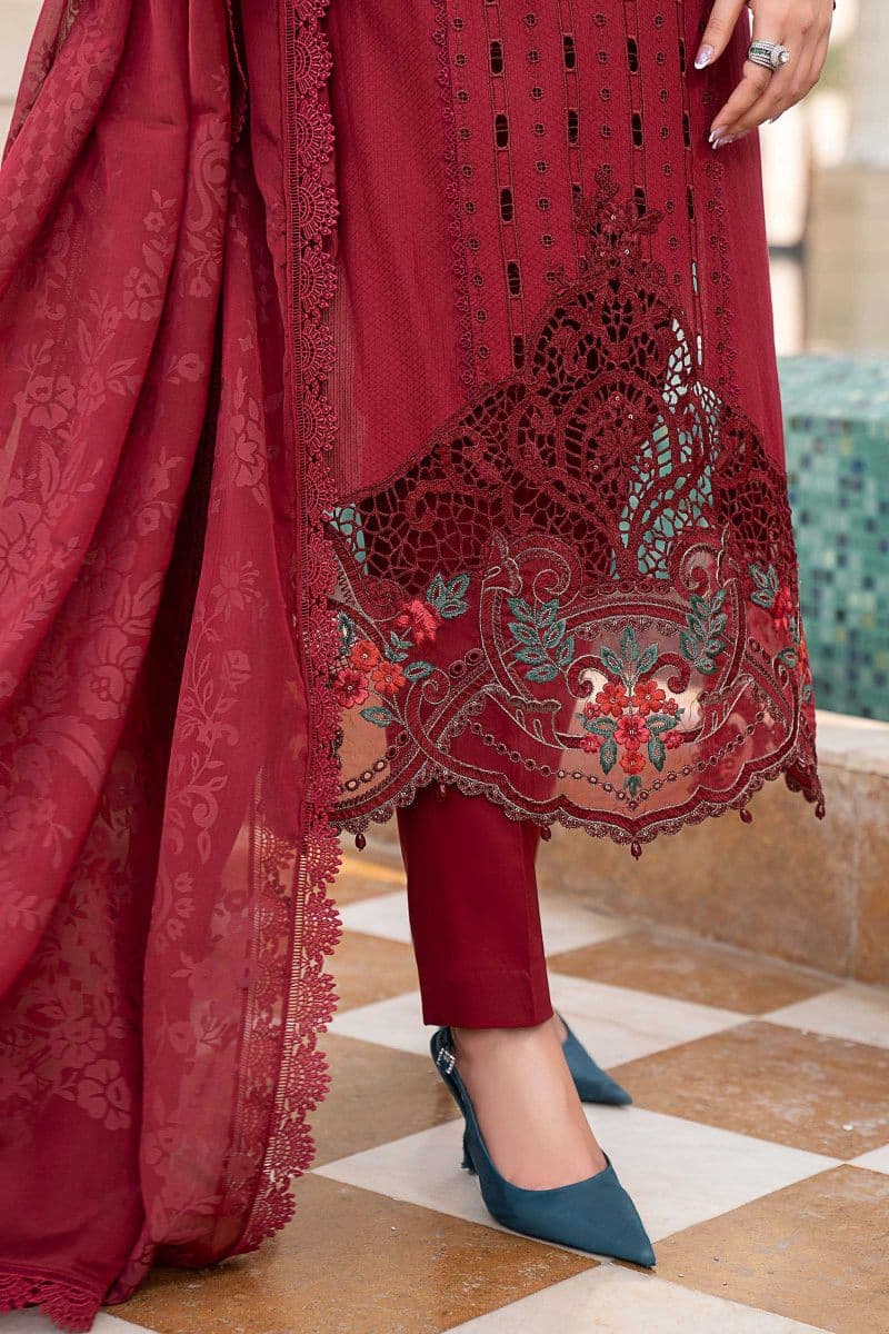 3 Piece Embroidered Jacquard Lawn Suit thumbnail