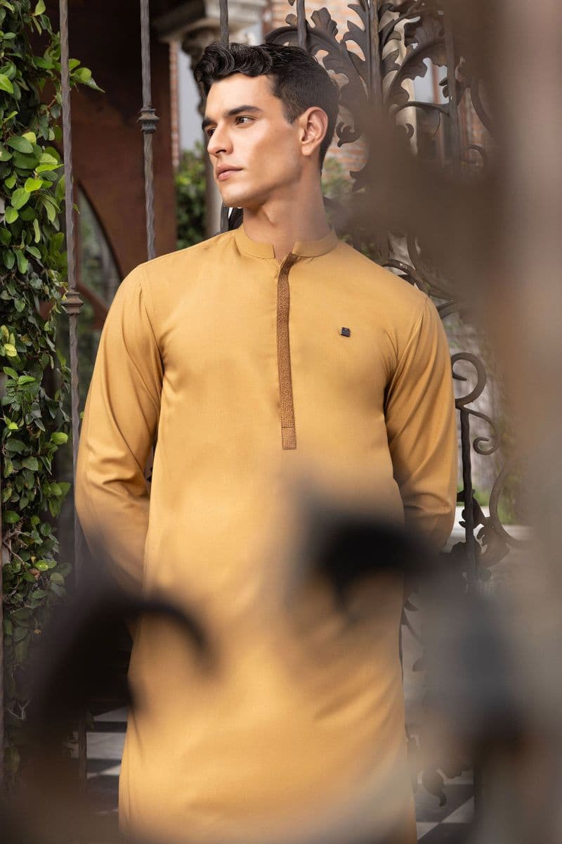 Embroidered Blended Kurta thumbnail