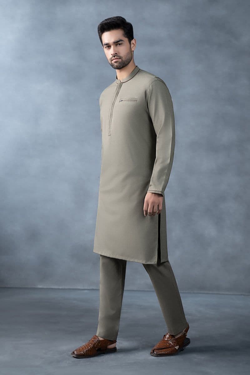 Nova Yarn Dyed Khaddar Kurta thumbnail