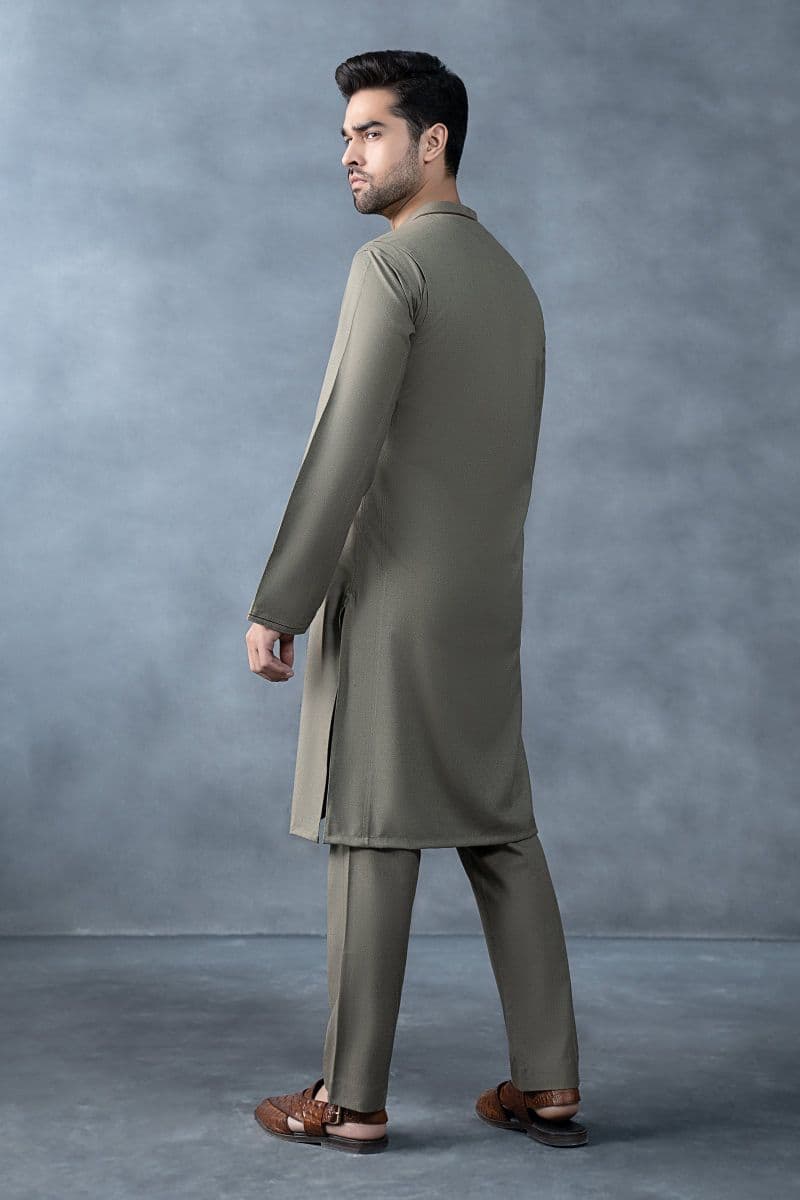Nova Yarn Dyed Khaddar Kurta thumbnail