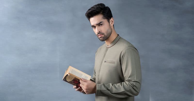 Nova Yarn Dyed Khaddar Kurta thumbnail