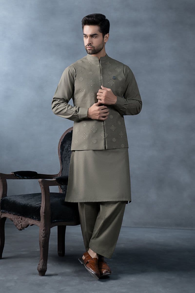 3 Piece Markhor (Polo) Wool Suit thumbnail