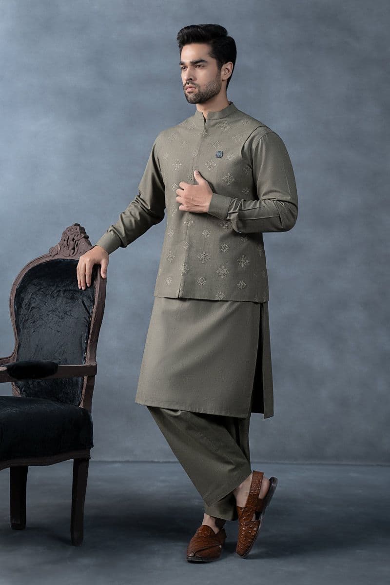 3 Piece Markhor (Polo) Wool Suit thumbnail