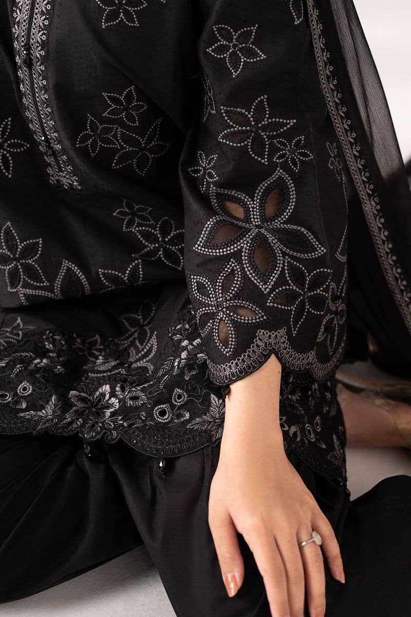 3 Piece Embroidered Dobby Lawn Suit thumbnail