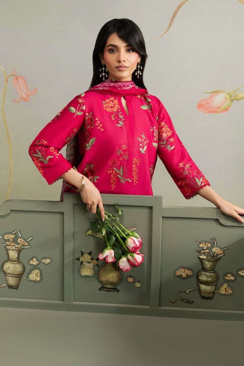 3 Piece Embroidered Lawn Suit thumbnail