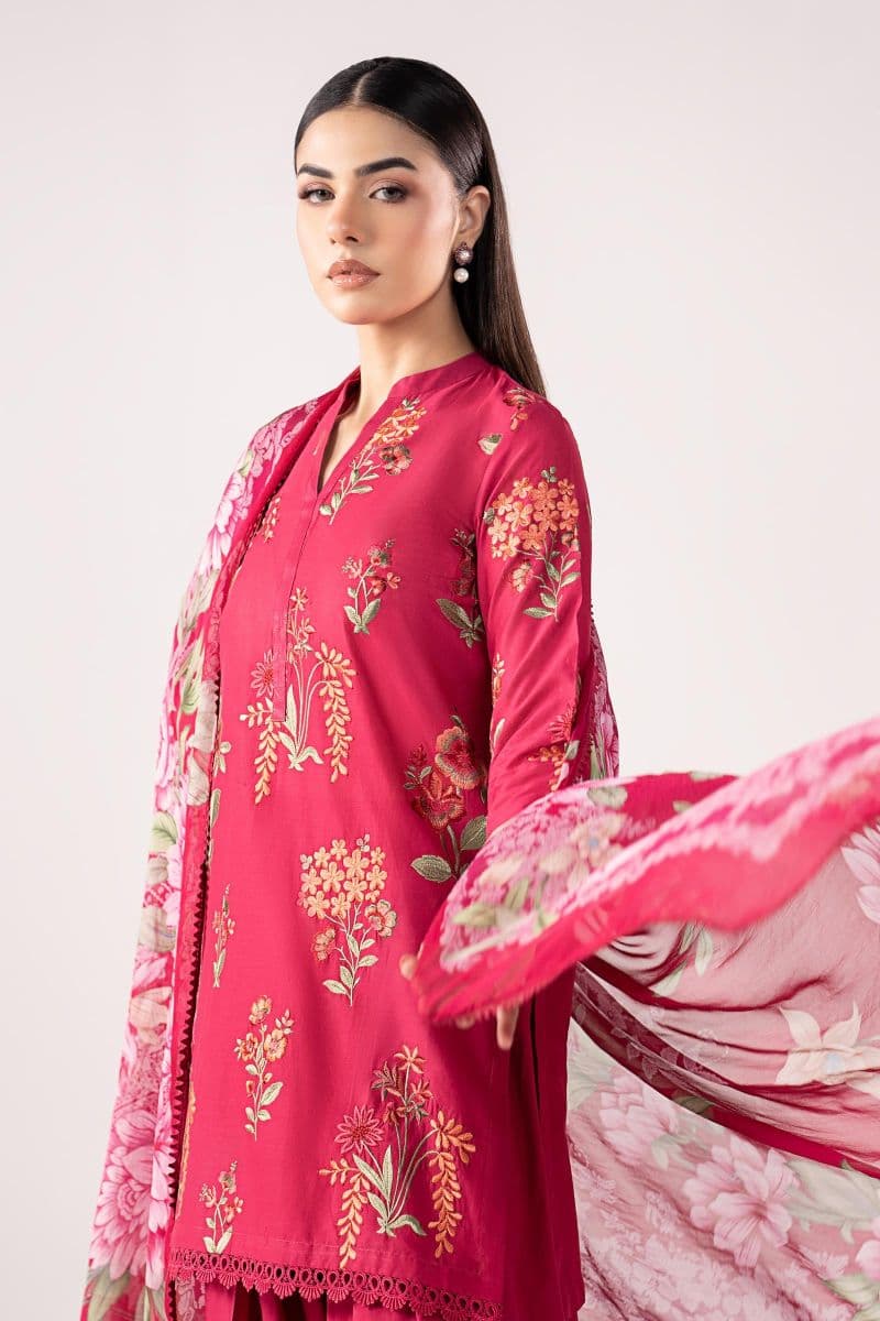 3 Piece Embroidered Lawn Suit thumbnail