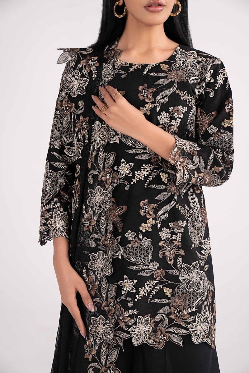 3 Piece Embroidered Dobby Lawn Suit thumbnail