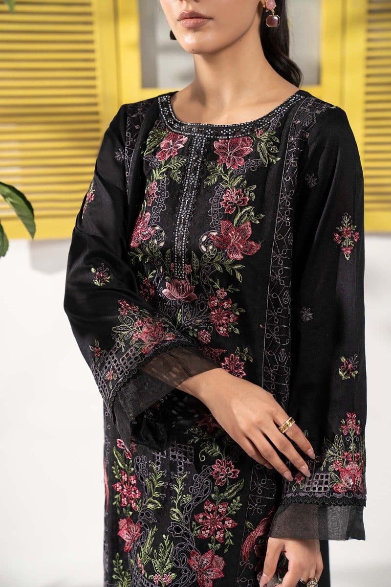 3 Piece Embroidered Dobby Lawn Suit