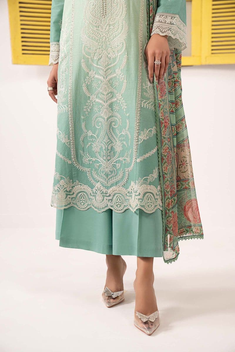 3 Piece Embroidered Dobby Lawn Suit thumbnail