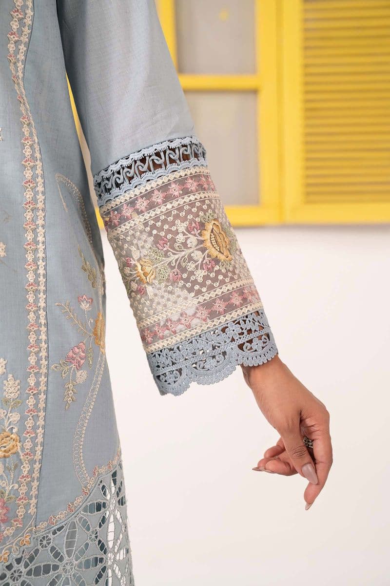 3 Piece Embroidered Dobby Lawn Suit thumbnail