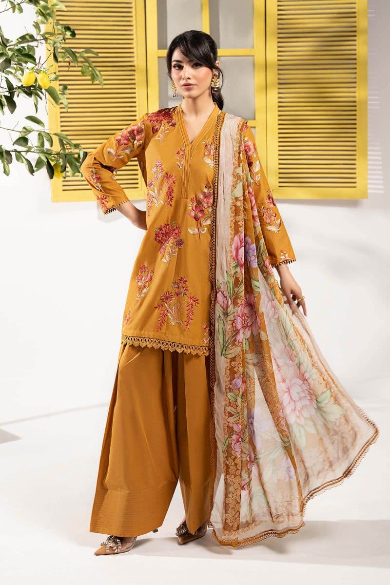 3 Piece Embroidered Lawn Suit thumbnail