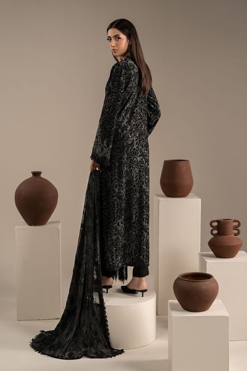 3 Piece Embroidered Palachi Suit
