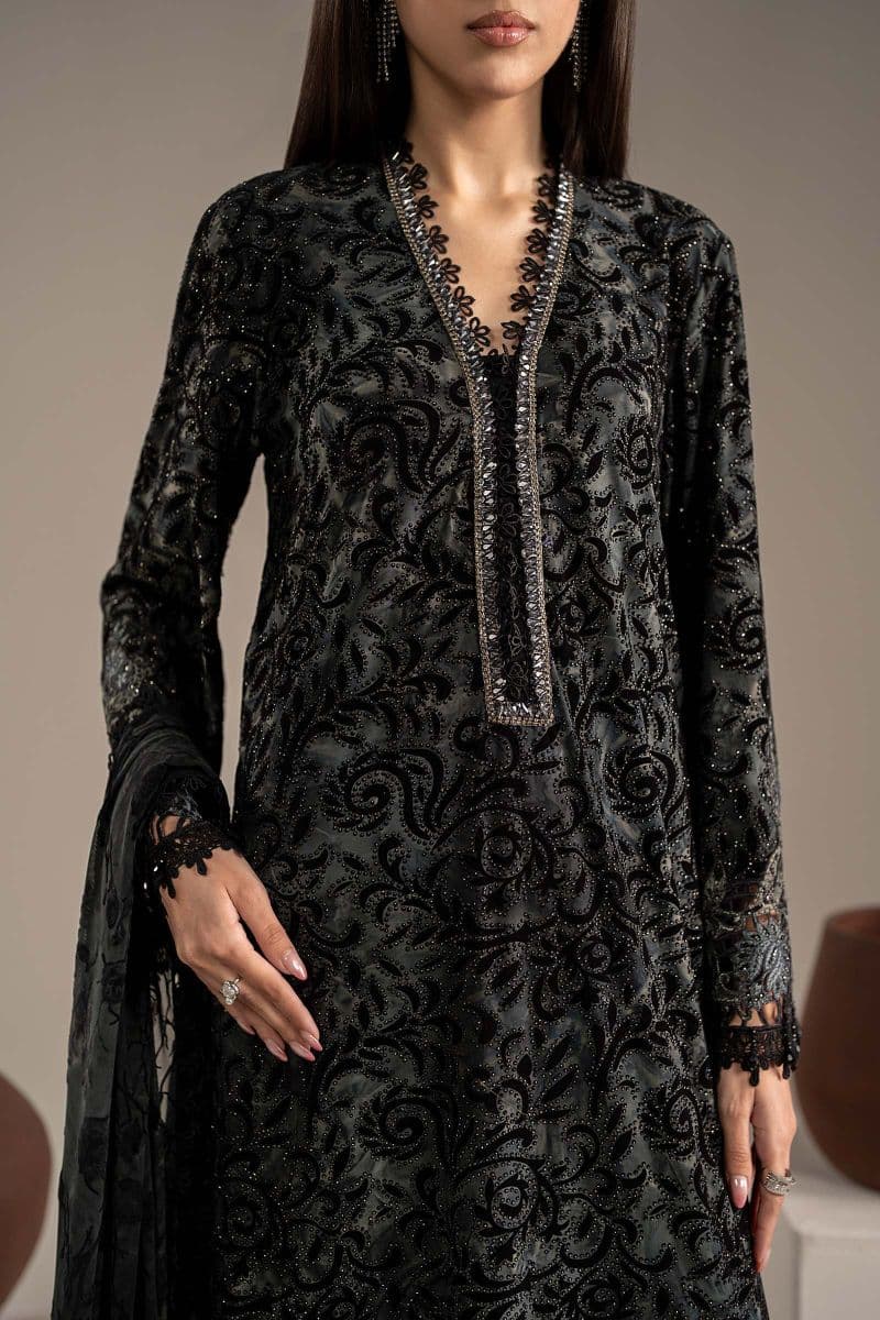 3 Piece Embroidered Palachi Suit