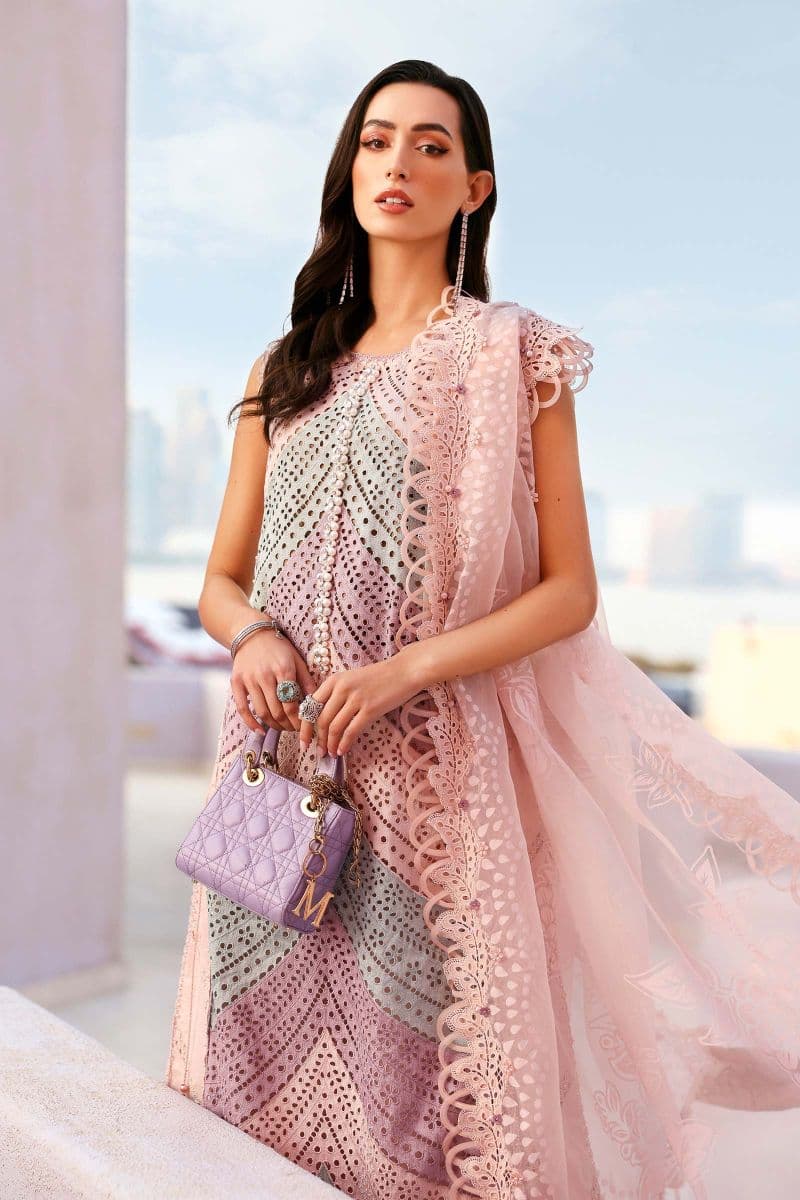 3 Piece Unstitched Embroidered Lawn Suit thumbnail