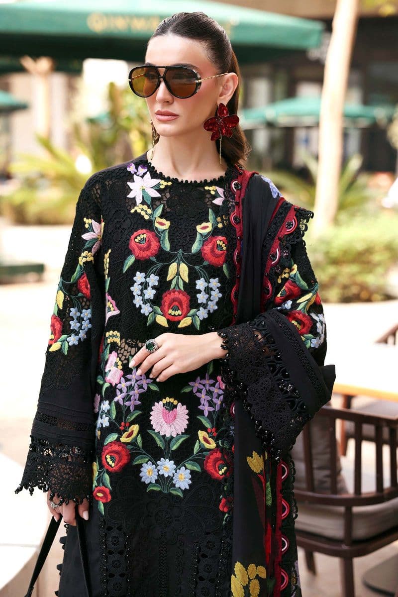 3 Piece Unstitched Embroidered Jacquard Lawn Suit thumbnail