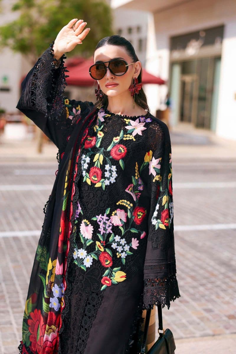 3 Piece Unstitched Embroidered Jacquard Lawn Suit thumbnail