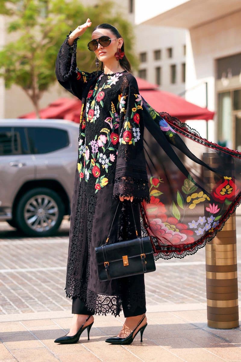 3 Piece Unstitched Embroidered Jacquard Lawn Suit thumbnail