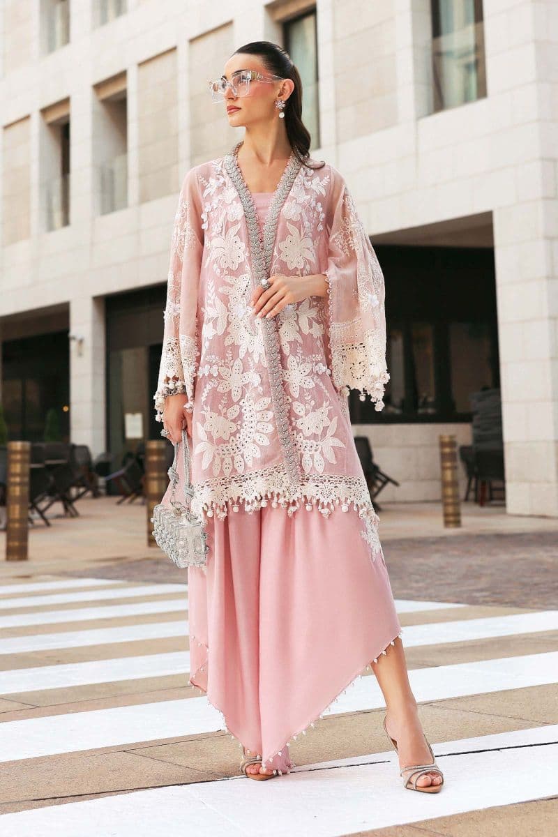 3 Piece Unstitched Embroidered Lawn Karandi Suit thumbnail
