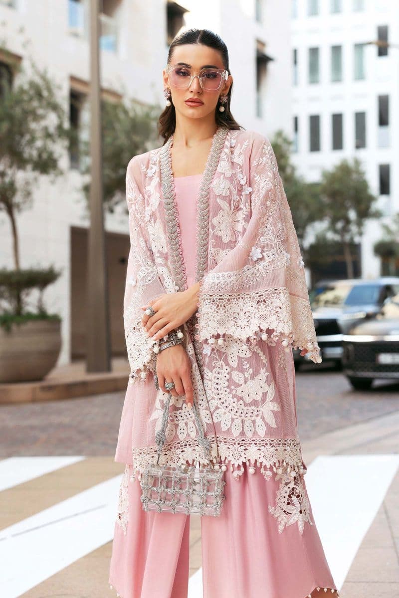 3 Piece Unstitched Embroidered Lawn Karandi Suit thumbnail