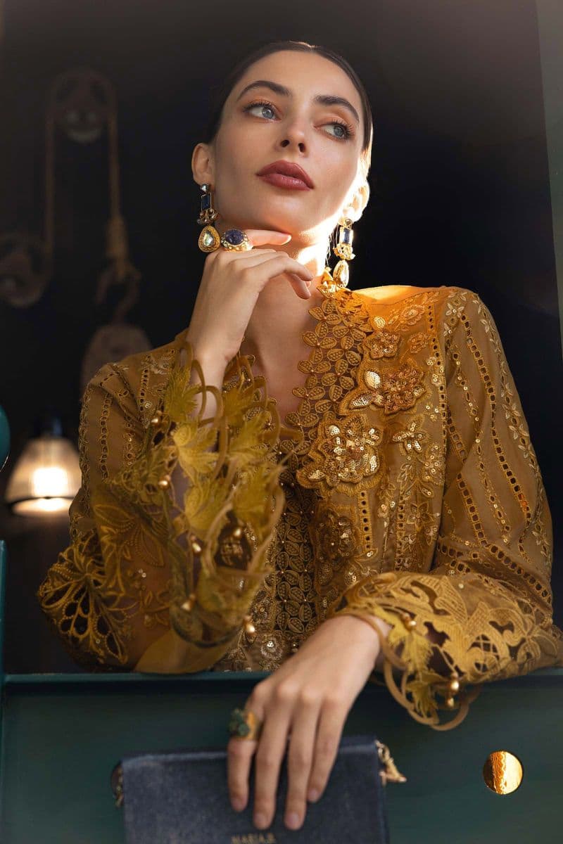 3 Piece Unstitched Embroidered Lawn Suit thumbnail