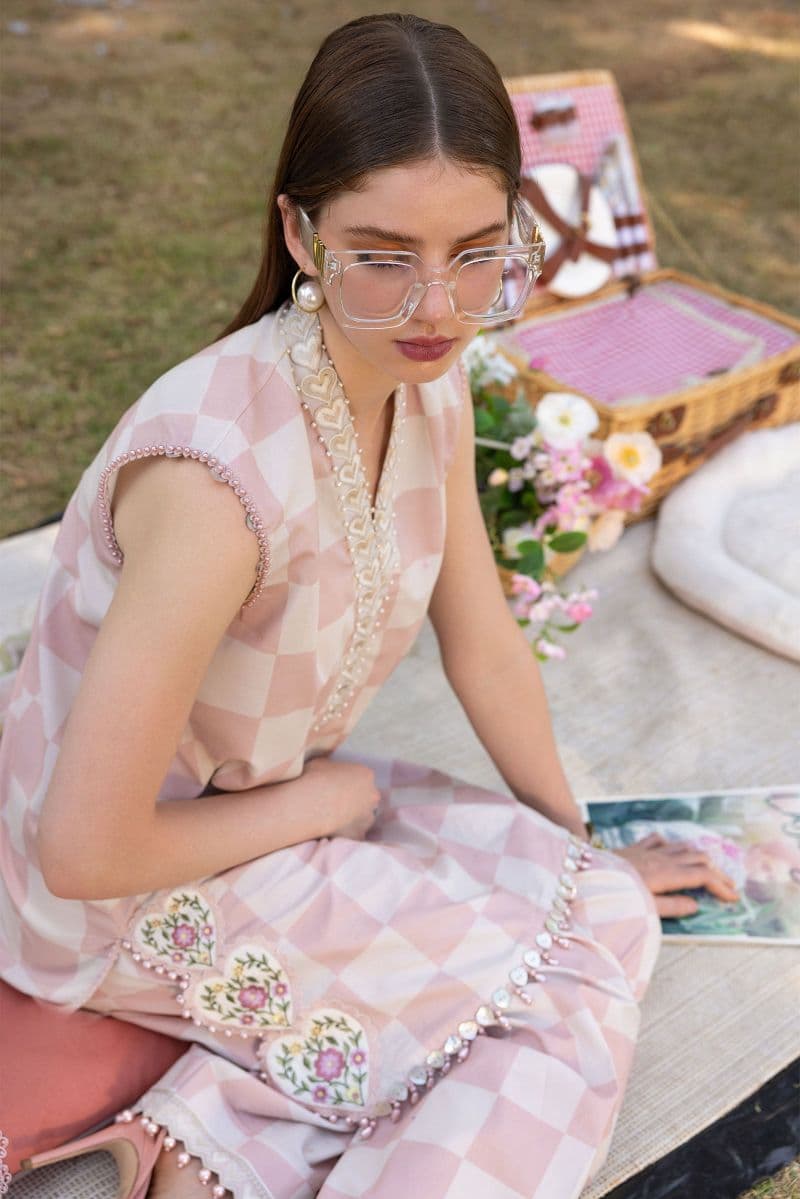 3 Piece Unstitched Embroidered Lawn Suit thumbnail