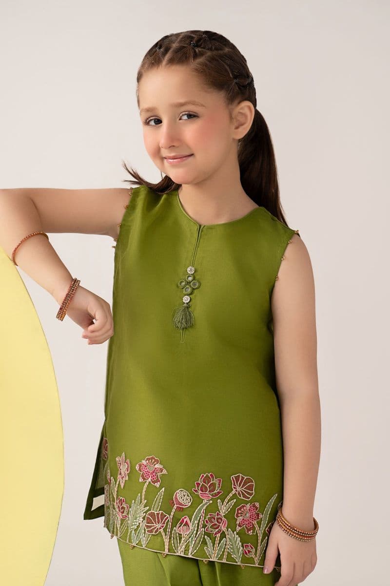 2 Piece Embroidered Organza Suit thumbnail