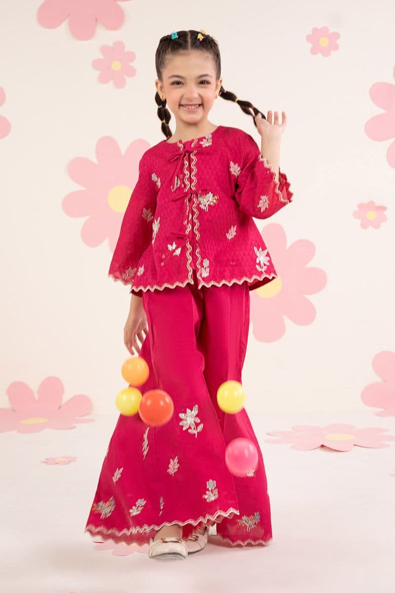 2 Piece Embroidered Dobby Jacquard Suit thumbnail