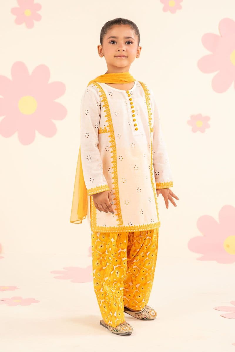 3 Piece Embroidered Lawn Suit