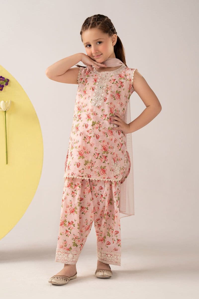 3 Piece Printed Lawn Suit thumbnail