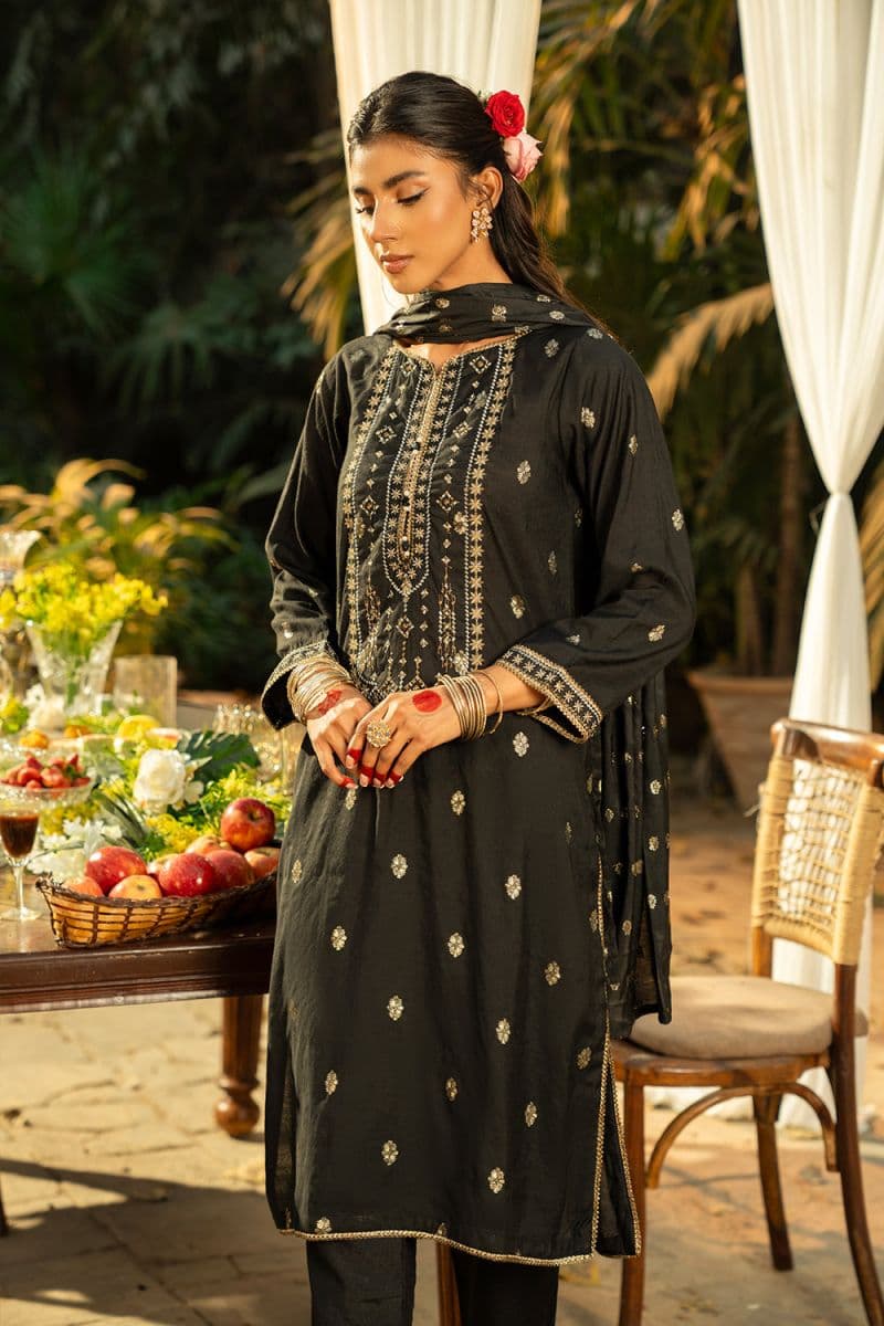 3 Piece - Embroidered Jacquard Suit thumbnail