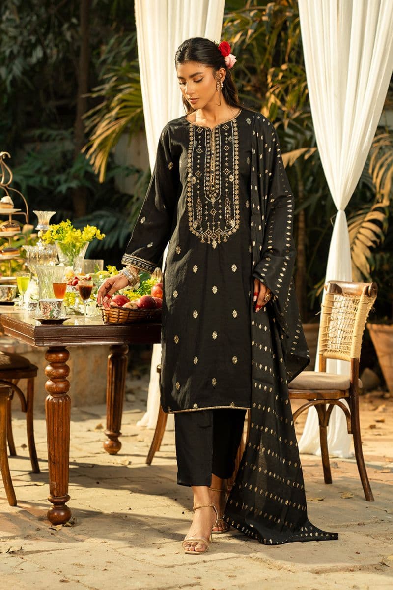 3 Piece - Embroidered Jacquard Suit thumbnail